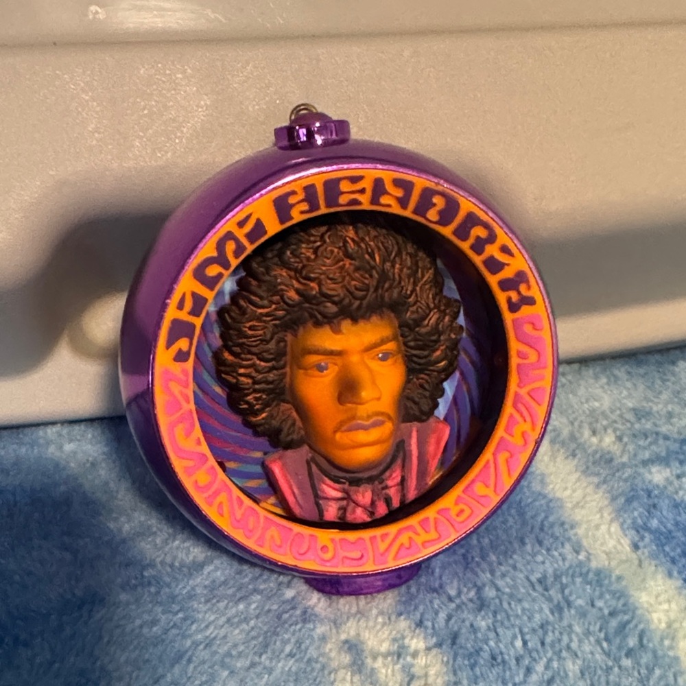 Jimi Hendrix Purple Haze Light Up Music Ornament
